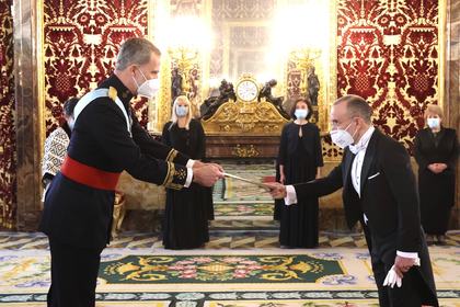 Посланик Алексей Андреев връчи акредитивните си писма на крал Фелипе VI